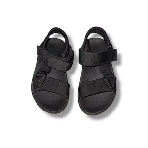 Kids Black Sandals